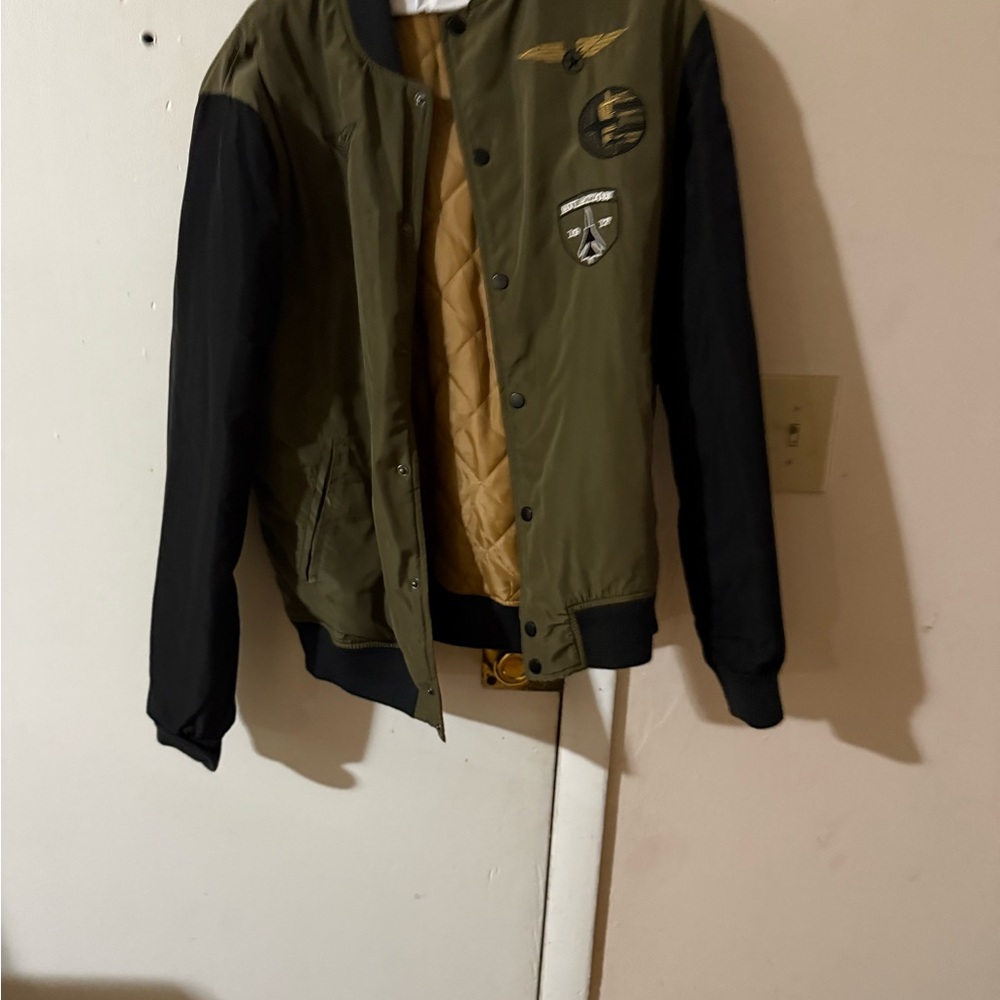 Sovereign Code Olive and Black Bomber Jacket
